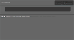 Desktop Screenshot of ink-system.de
