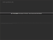 Tablet Screenshot of ink-system.de